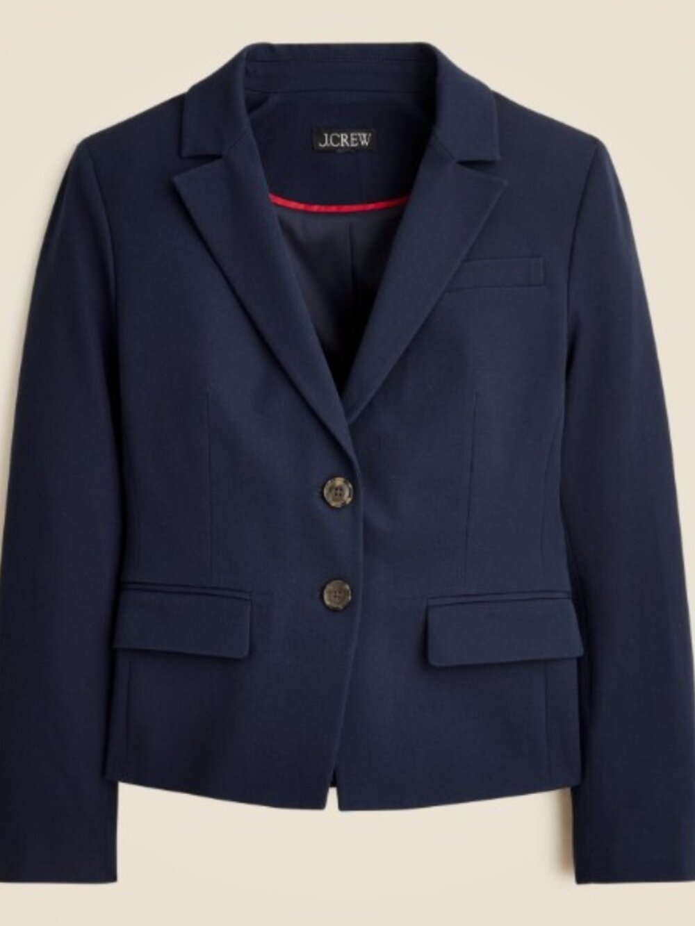 J.Crew Shrunken-fit blazer in bi-stretch cotton blend